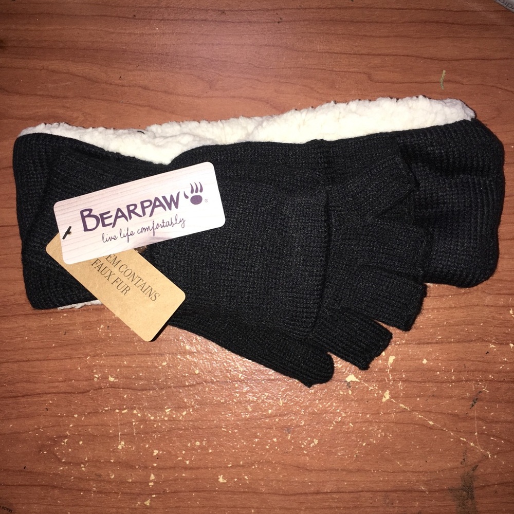 Bear paw head band and gloves set
